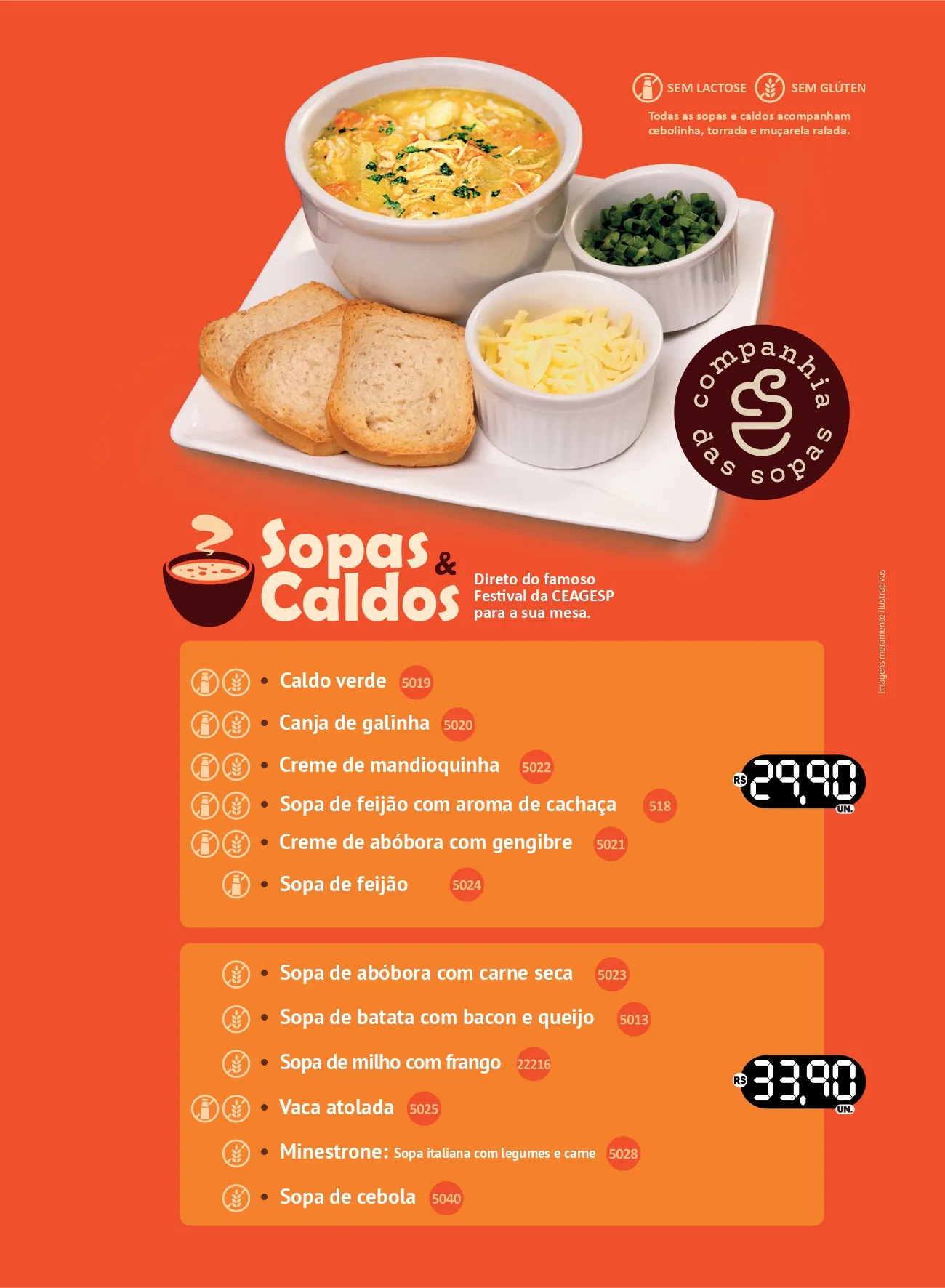 Sopas e caldos da Companhia das Sopas, direto do Festival da CEAGESP